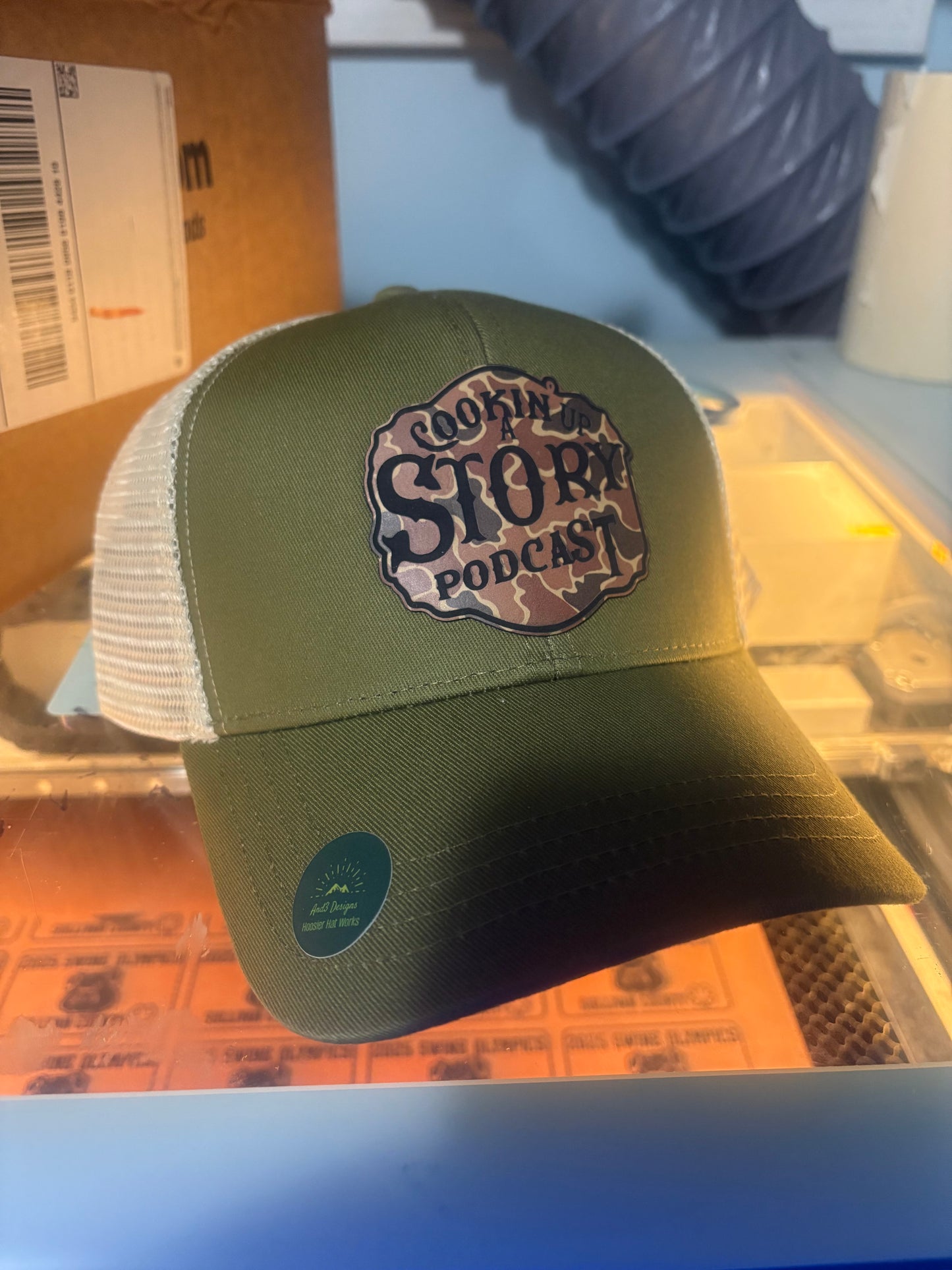 Cookin up a story Hat