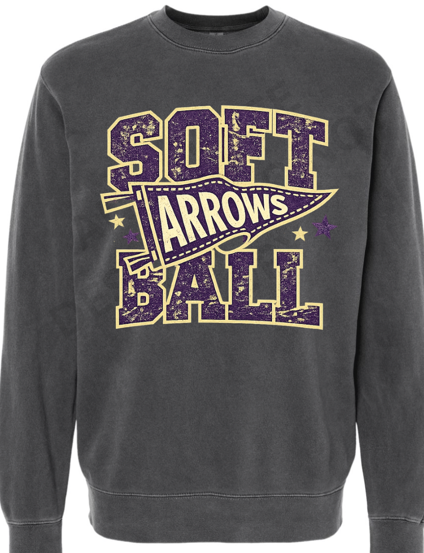 Unisex Midweight Sweatshirt: Softball