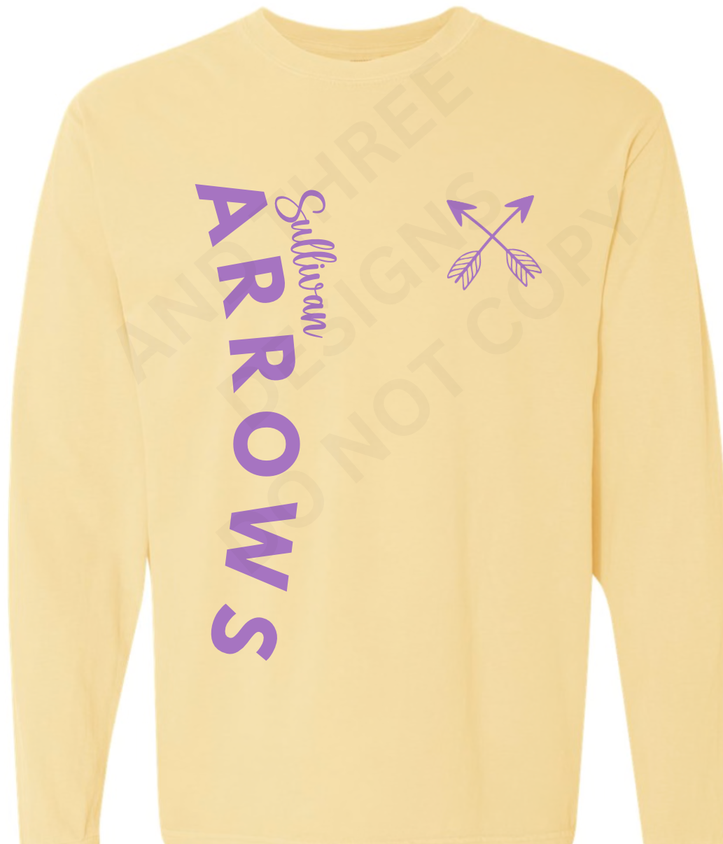 Comfort Colors Sullivan Arrows butter