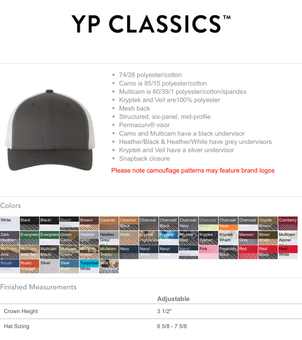 YP Classic Trucker  “Friends of Coal” hat