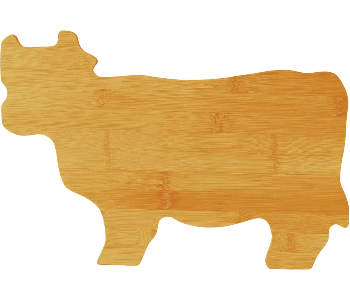 Custom Cow Cutting Board 14 3/4" x 9 3/4"