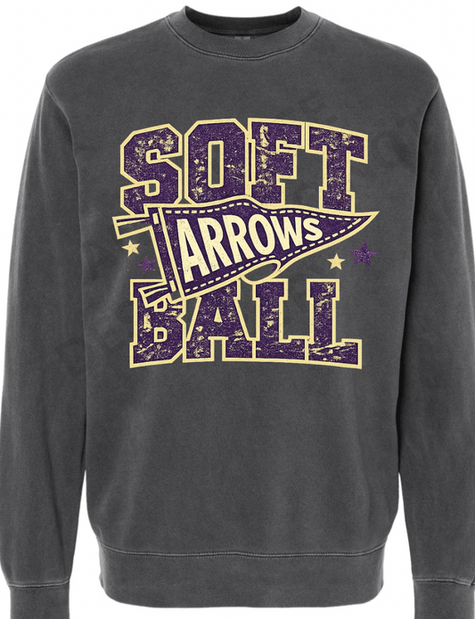 Unisex Midweight Sweatshirt: Softball