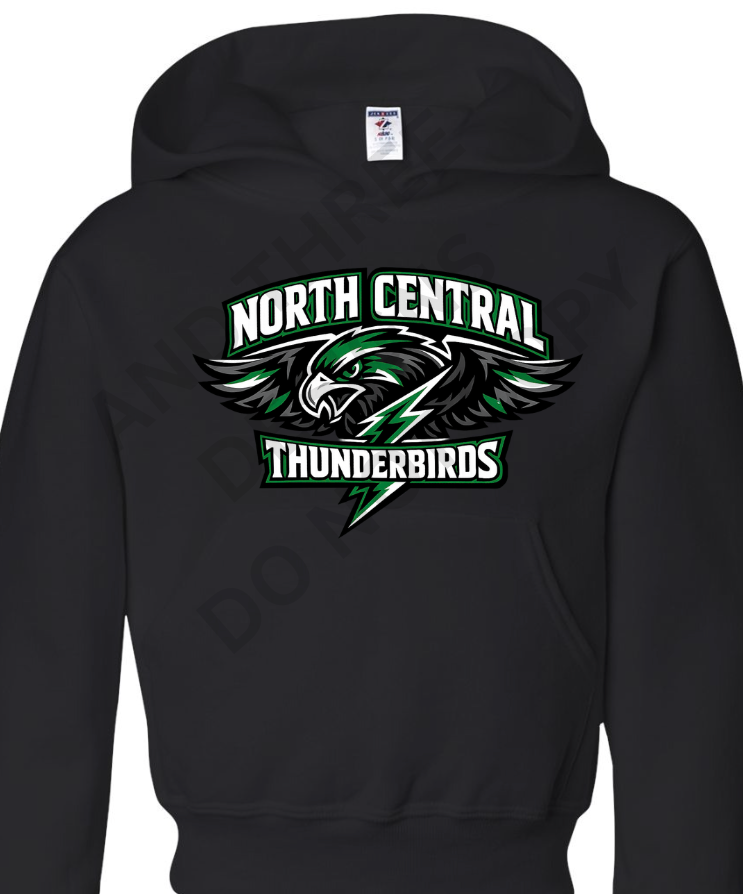 Gildan Hoodie North Central Thunderbirds