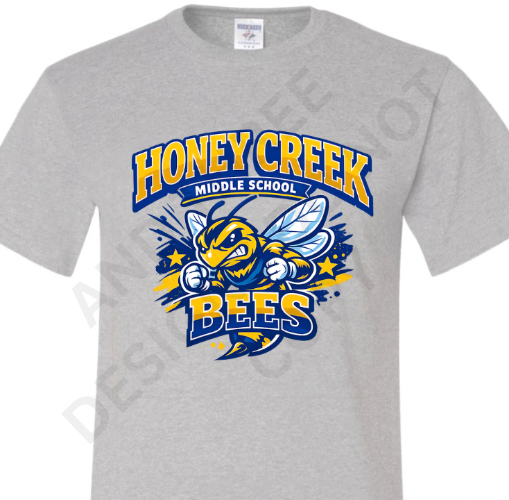 Honey Creek Middle School Gray Gildan