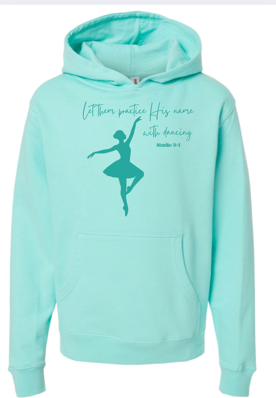 2.Youth Midweight Hooded Sweatshirt