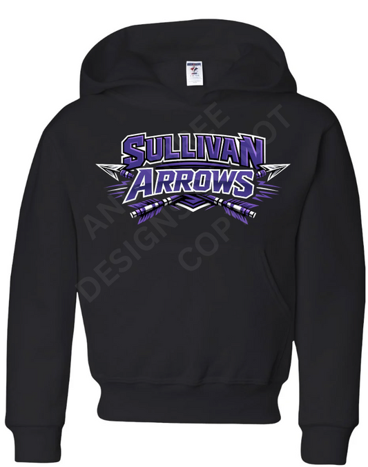 Sullivan Arrows Black Hoodie