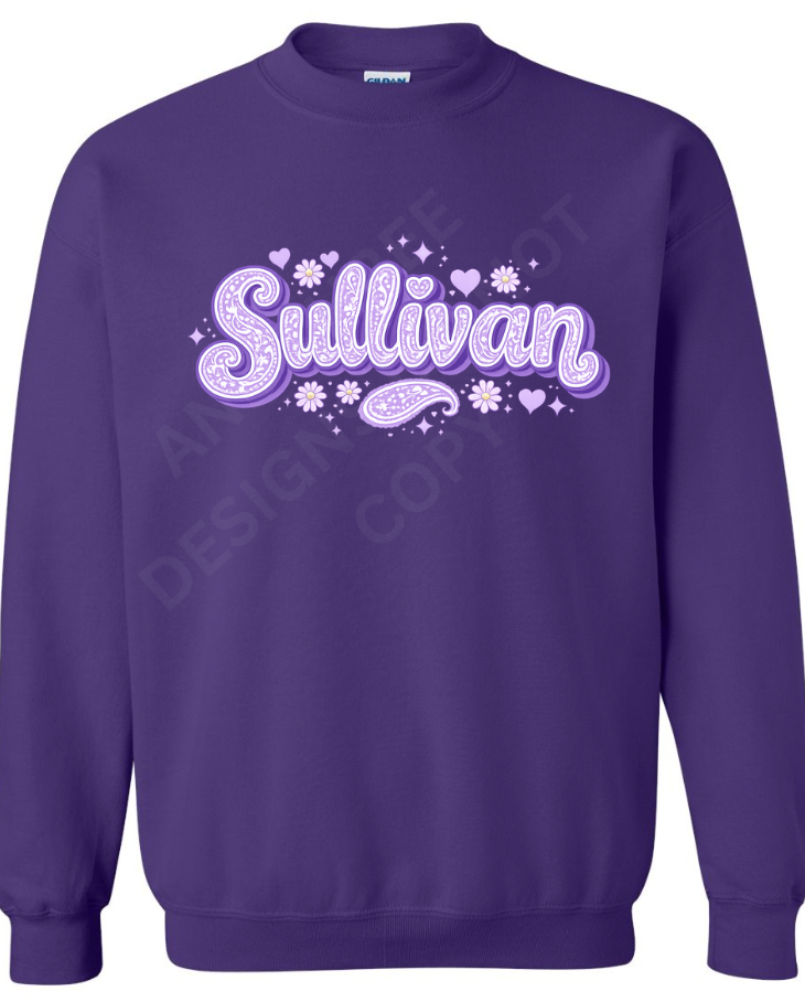 Gildan Purple Crewneck Sullivan