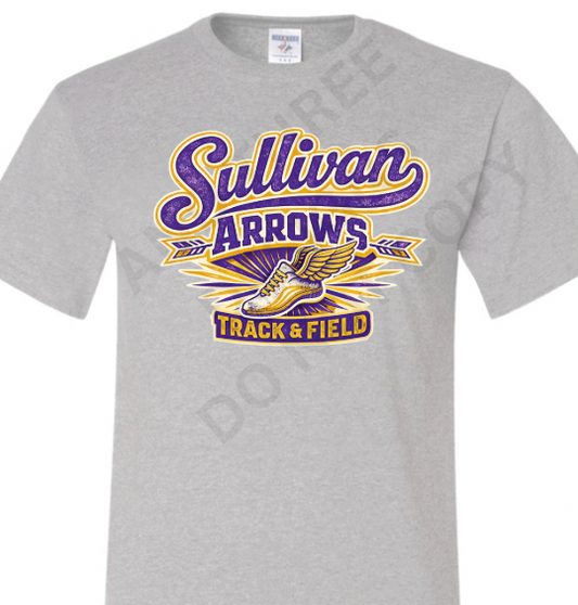 Sullivan Track Tee Gray