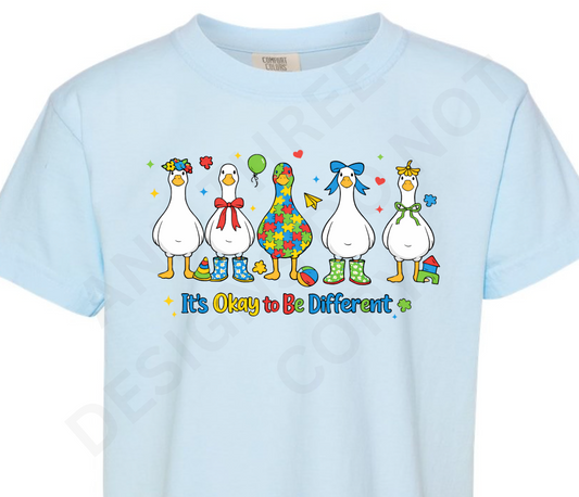 Comfort Colors Autism Goose