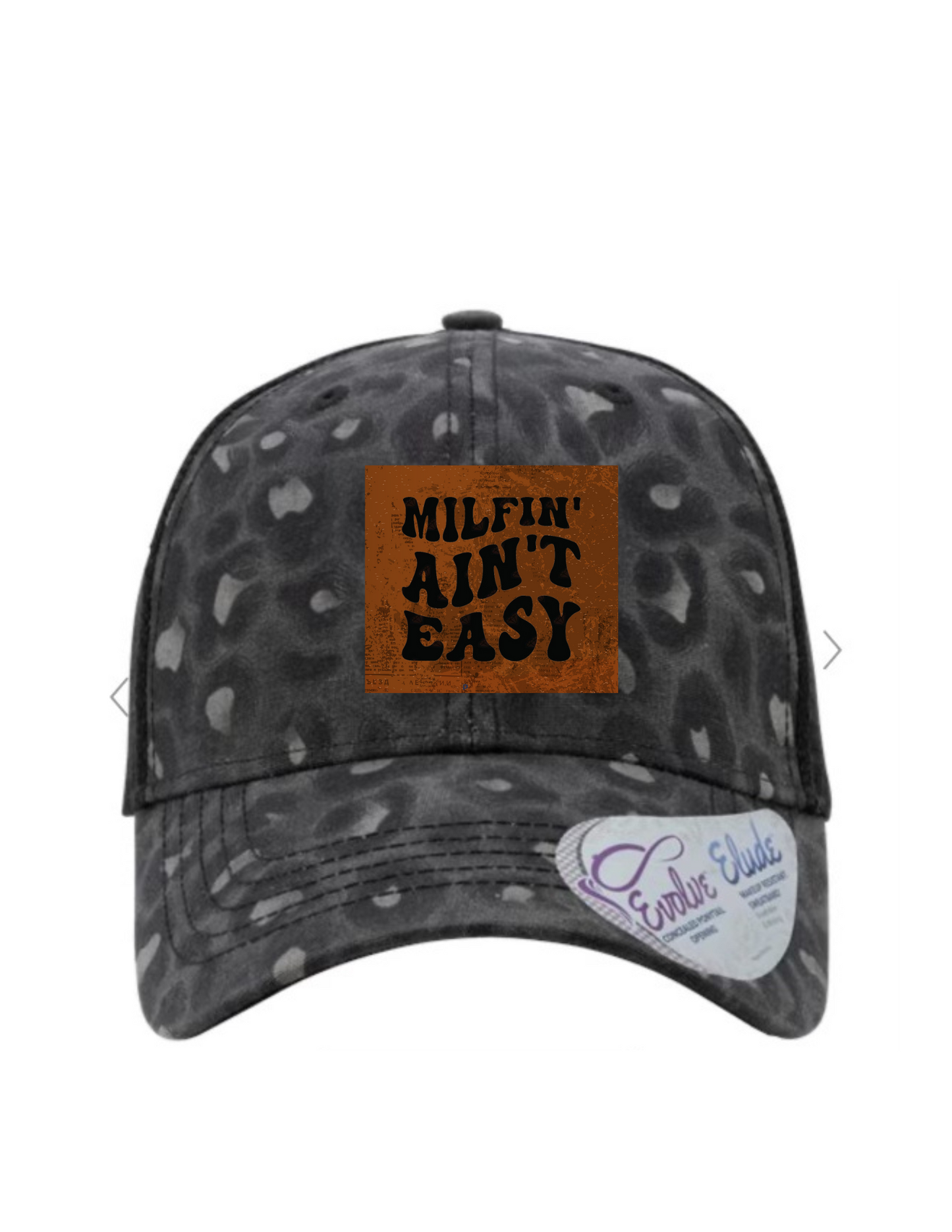 Milfin' Ain't Easy Snapback pony tail hat